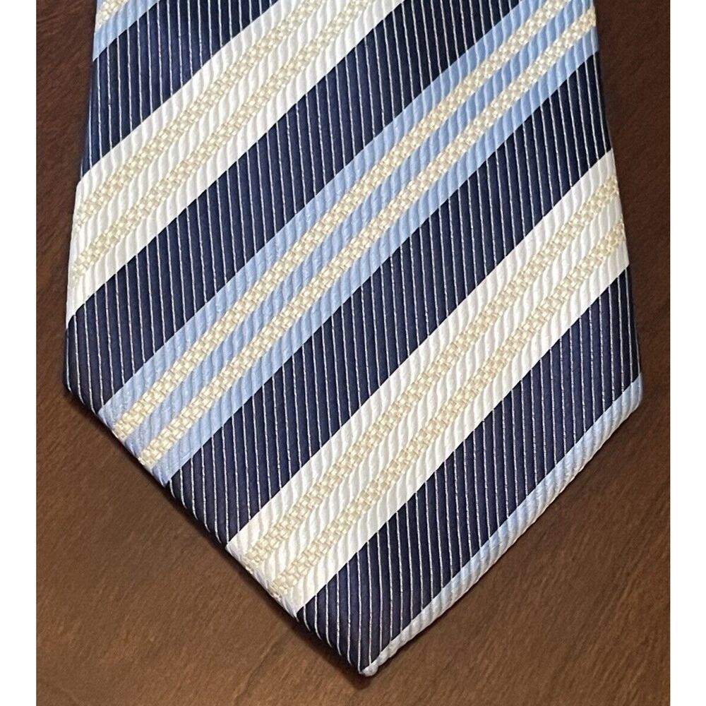 Jon Vandyk Holland Hand Made Blue 100% Polyester Men’s Neck Tie Made In China